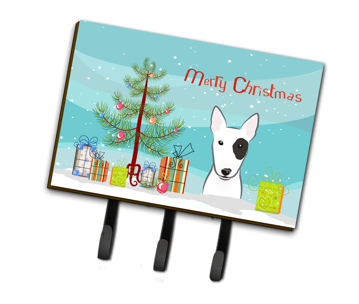Christmas Tree and Bull Terrier Leash or Key Holder BB1581TH68