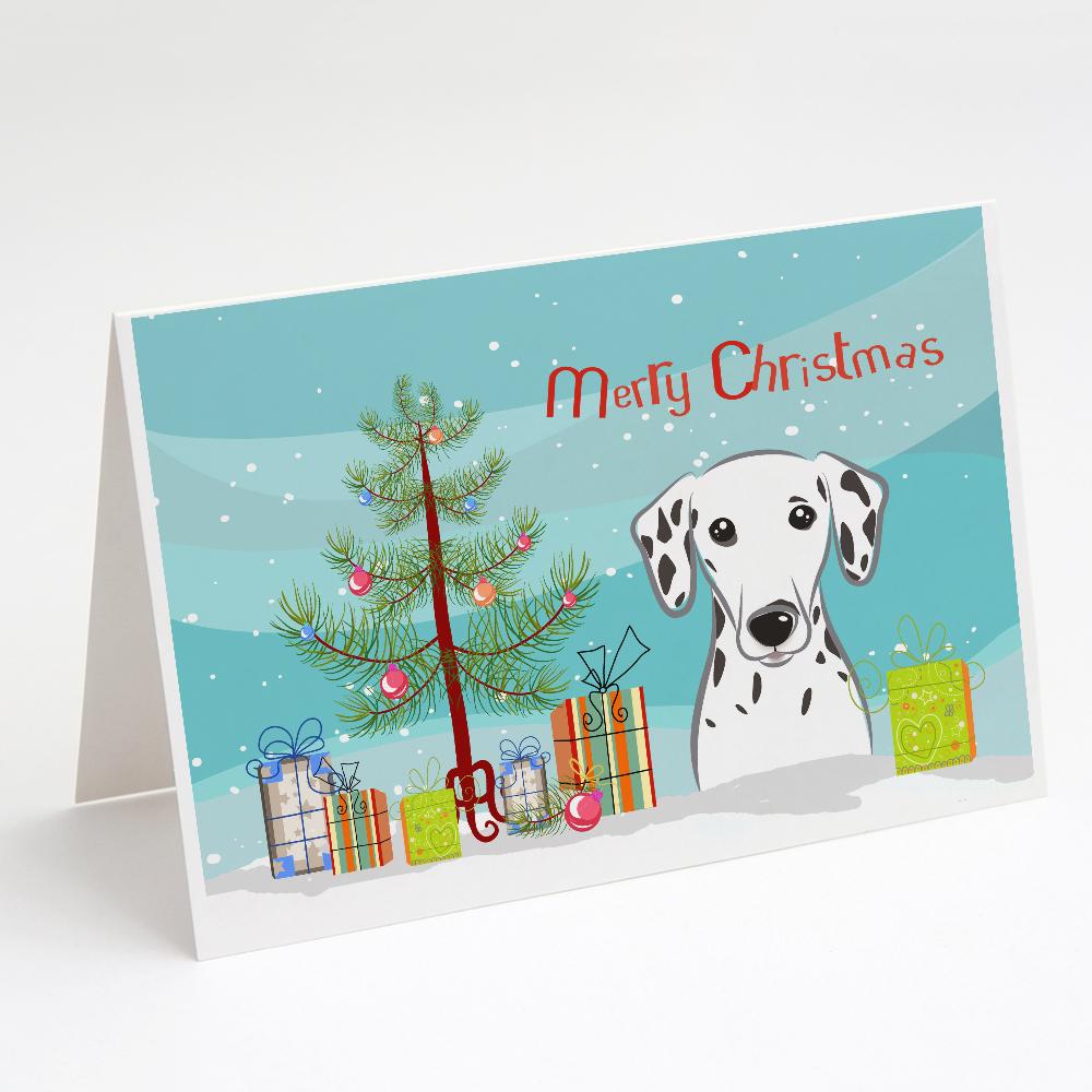 Buy this Christmas Tree and Dalmatian Greeting Cards and Envelopes Pack of 8