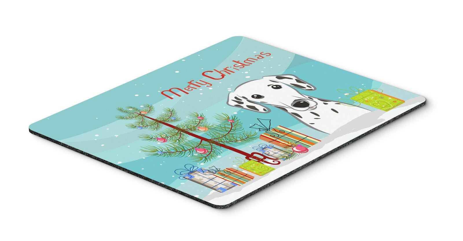 Christmas Tree and Dalmatian Mouse Pad, Hot Pad or Trivet BB1582MP by Caroline's Treasures