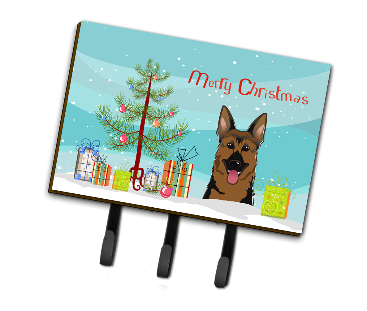 Christmas Tree and German Shepherd Leash or Key Holder BB1583TH68