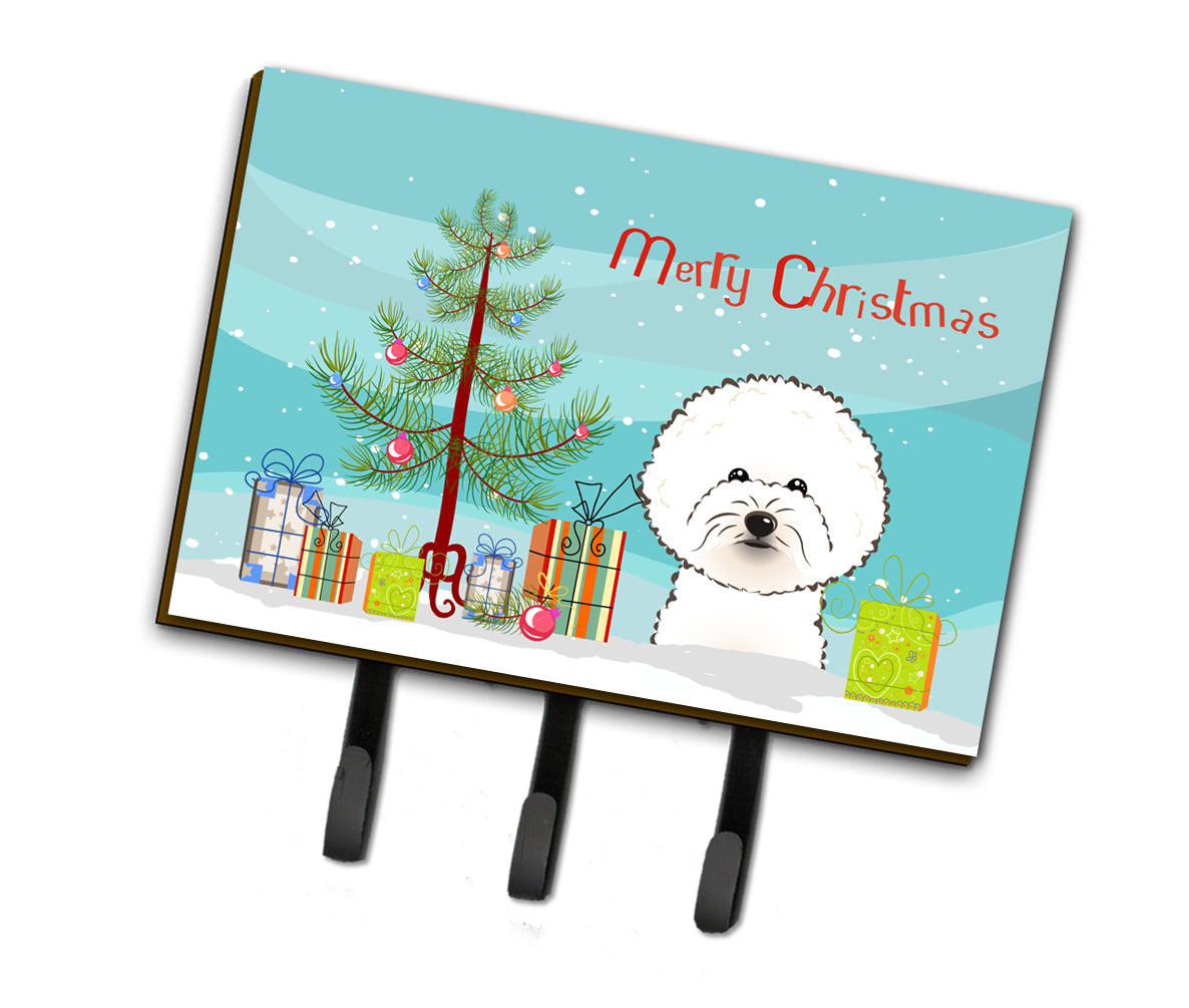 Christmas Tree and Bichon Frise Leash or Key Holder BB1589TH68  the-store.com.