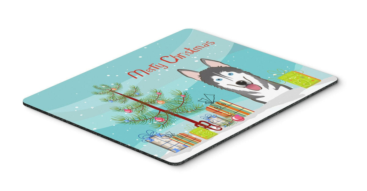 Christmas Tree and Alaskan Malamute Mouse Pad, Hot Pad or Trivet BB1590MP by Caroline&#39;s Treasures