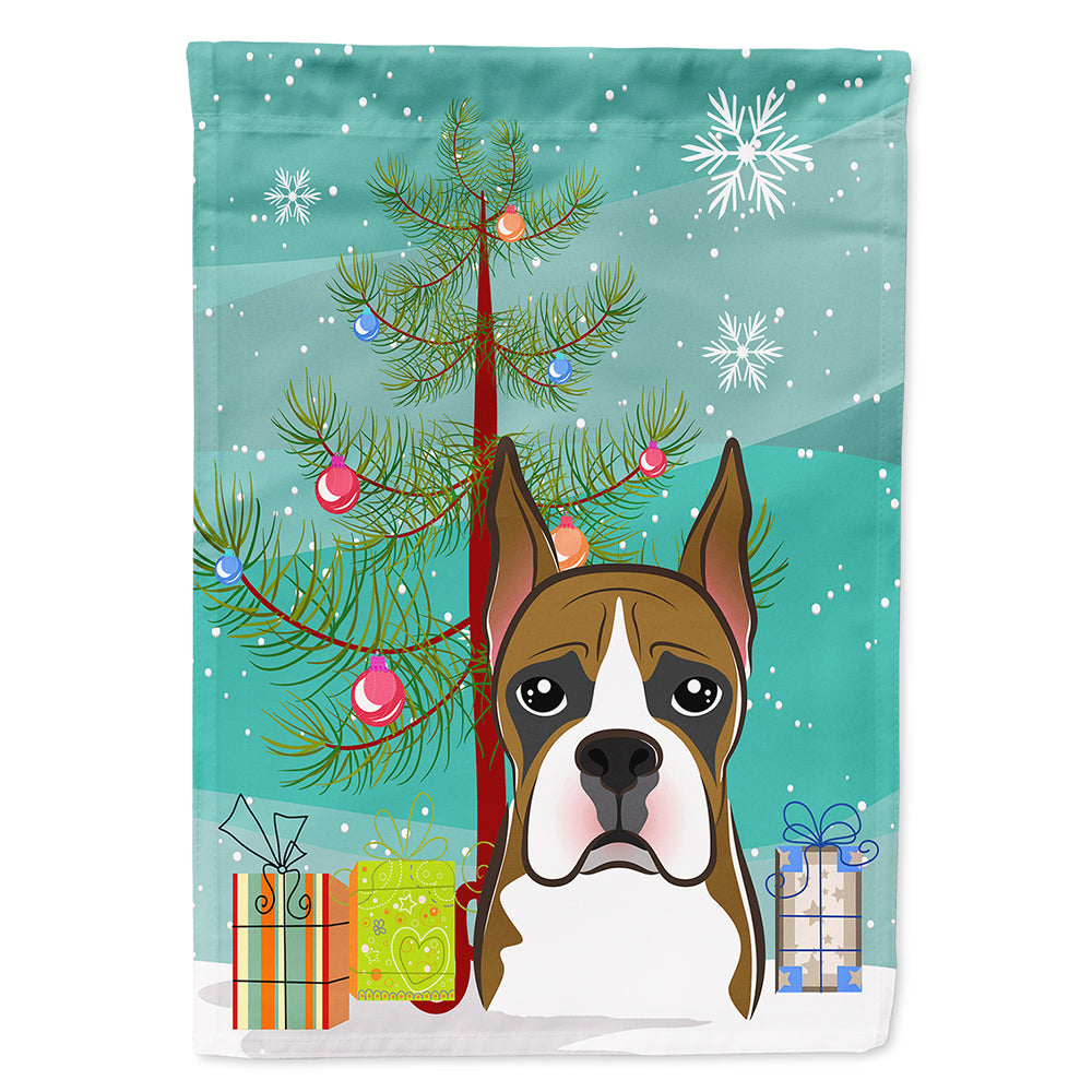 Christmas Tree and Boxer Flag Canvas House Size BB1595CHF