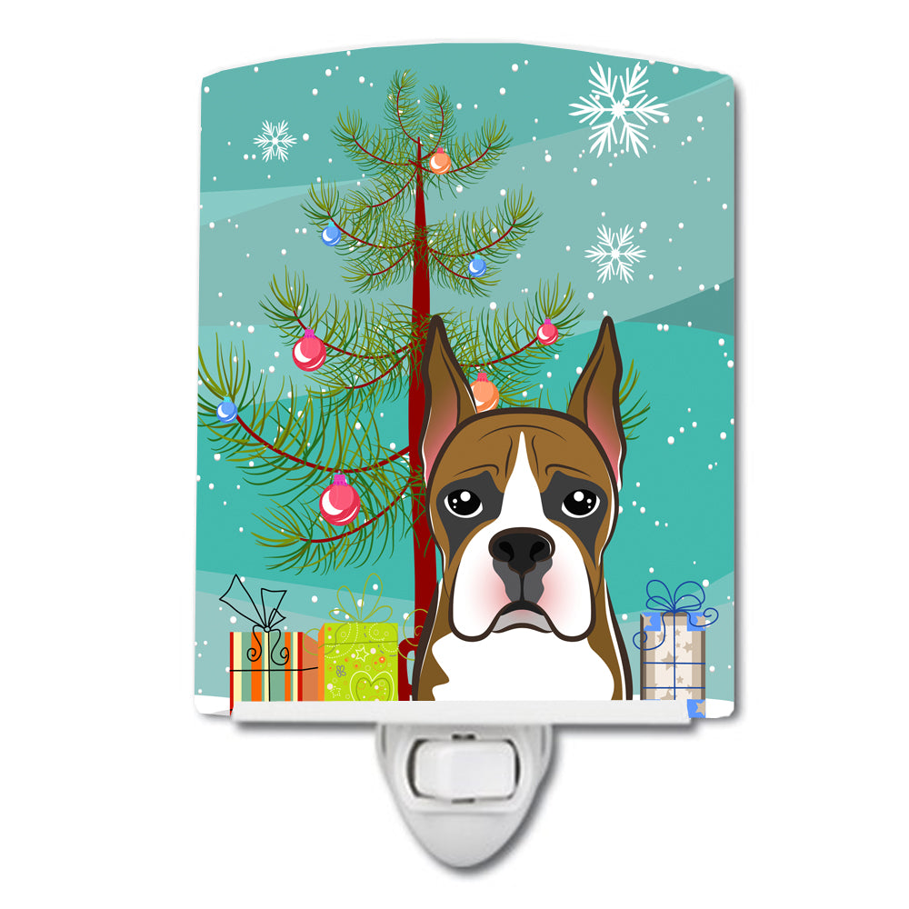 Christmas Tree and Boxer Ceramic Night Light BB1595CNL - the-store.com
