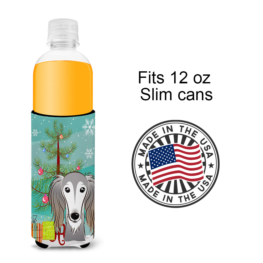 Christmas Tree and Saluki Ultra Beverage Insulators for slim cans BB1601MUK  the-store.com.