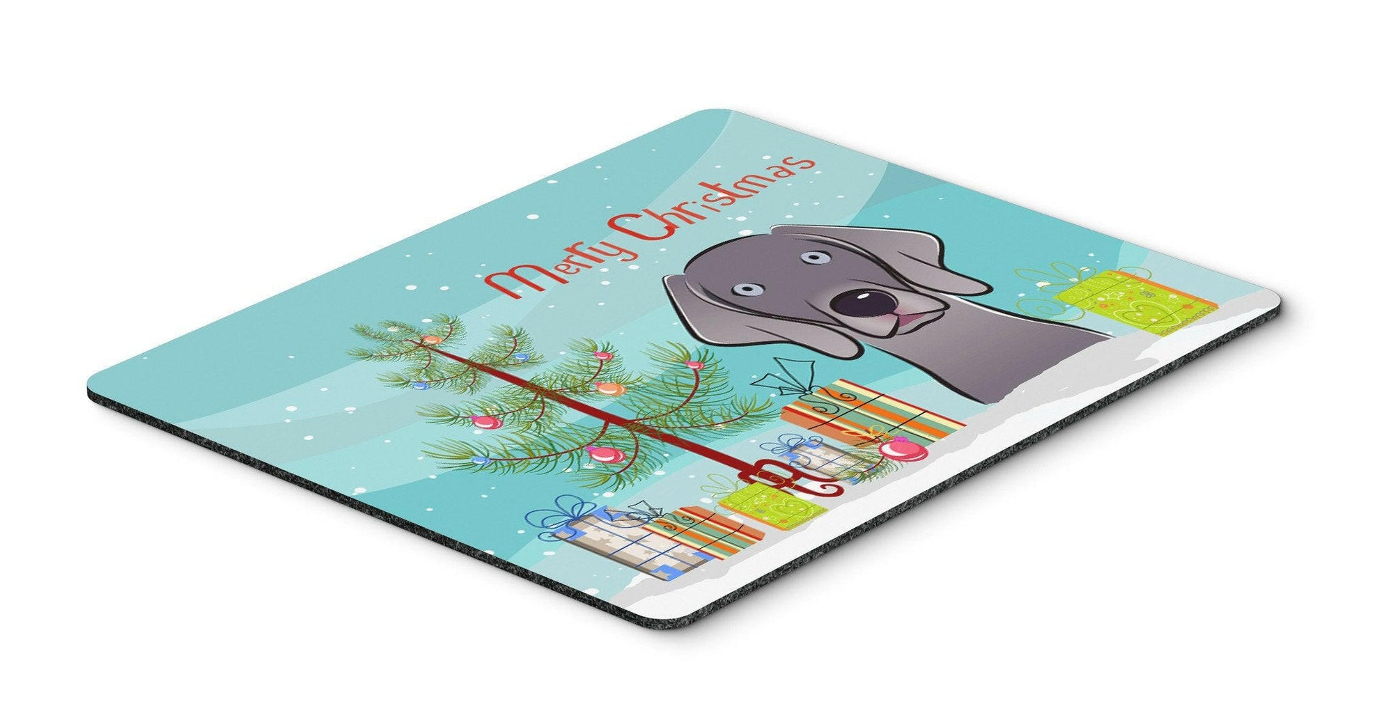 Christmas Tree and Weimaraner Mouse Pad, Hot Pad or Trivet BB1603MP by Caroline's Treasures