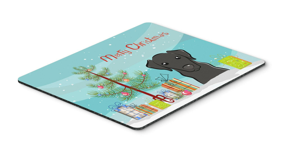 Christmas Tree and Black Labrador Mouse Pad, Hot Pad or Trivet BB1607MP by Caroline&#39;s Treasures