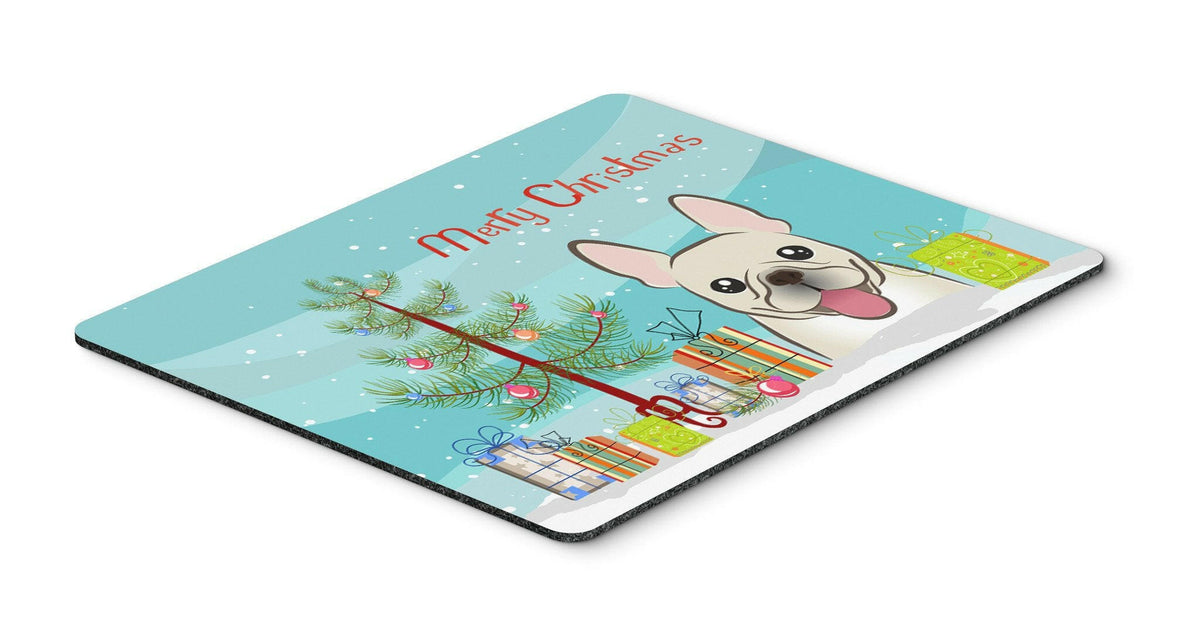 Christmas Tree and French Bulldog Mouse Pad, Hot Pad or Trivet BB1610MP by Caroline&#39;s Treasures