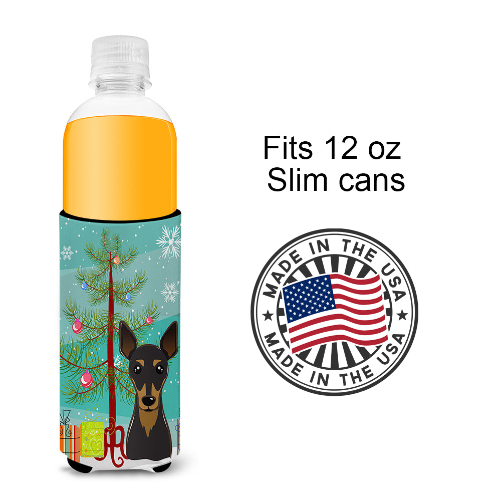 Christmas Tree and Min Pin Ultra Beverage Insulators for slim cans BB1612MUK  the-store.com.