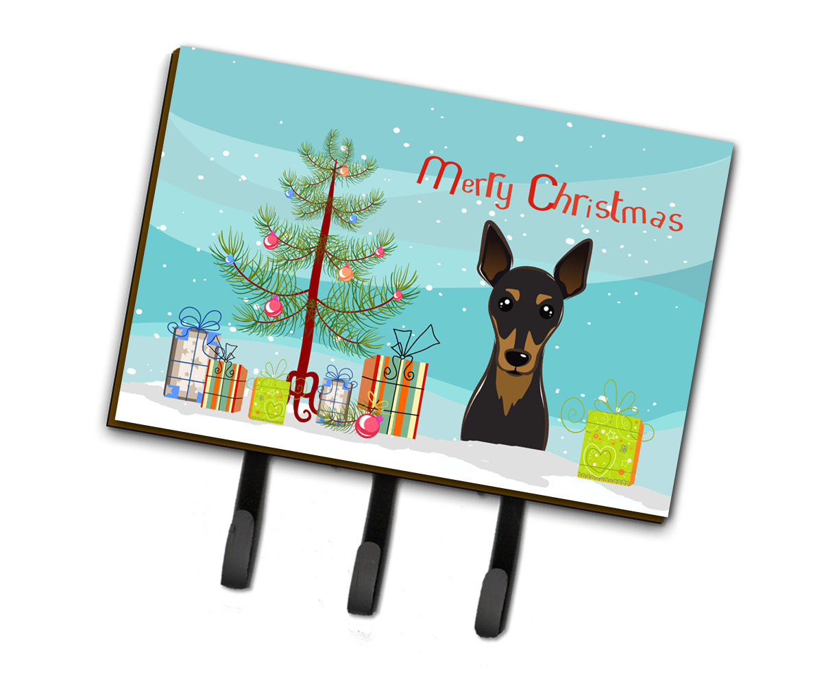Christmas Tree and Min Pin Leash or Key Holder BB1612TH68  the-store.com.