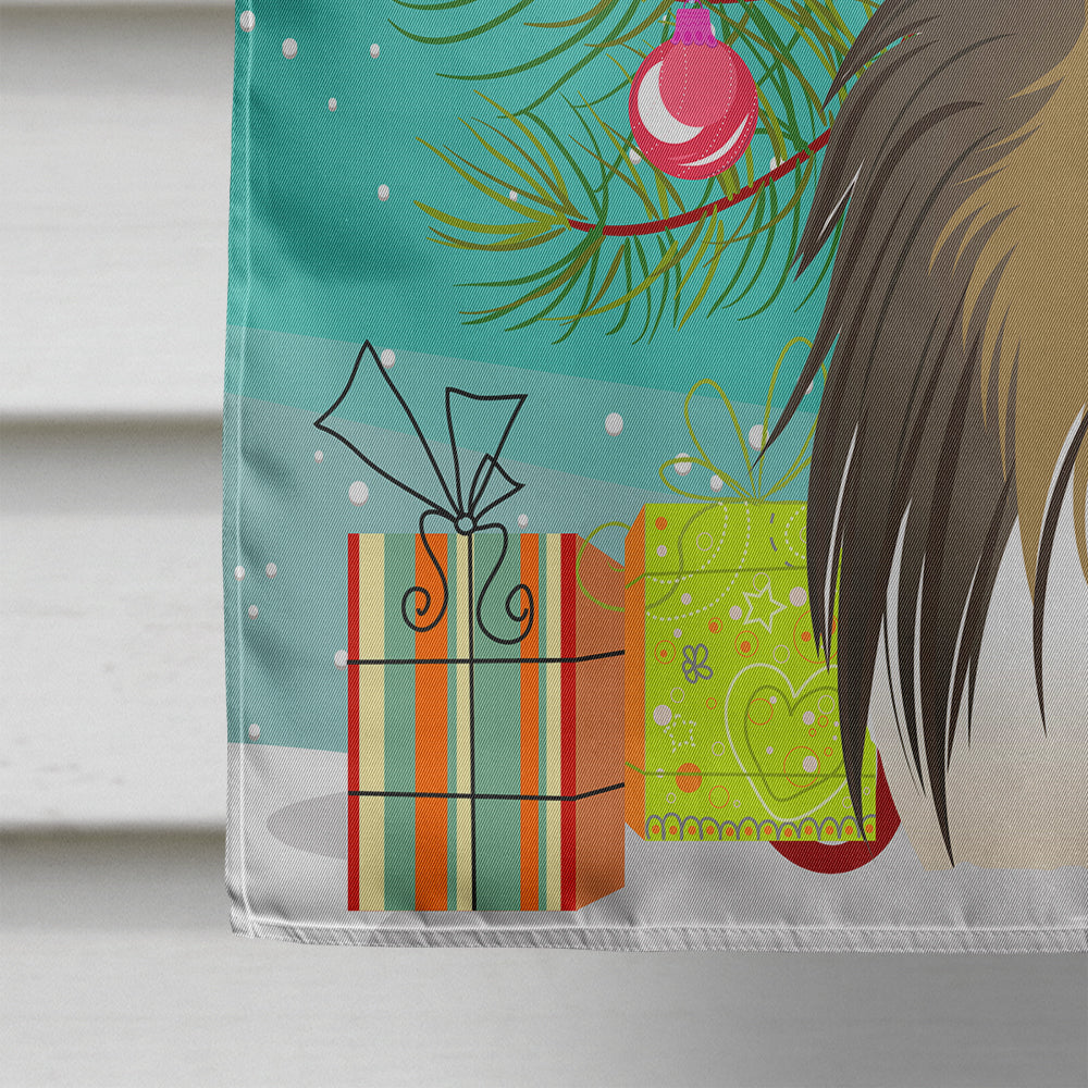 Christmas Tree and Sheltie Flag Canvas House Size BB1614CHF  the-store.com.