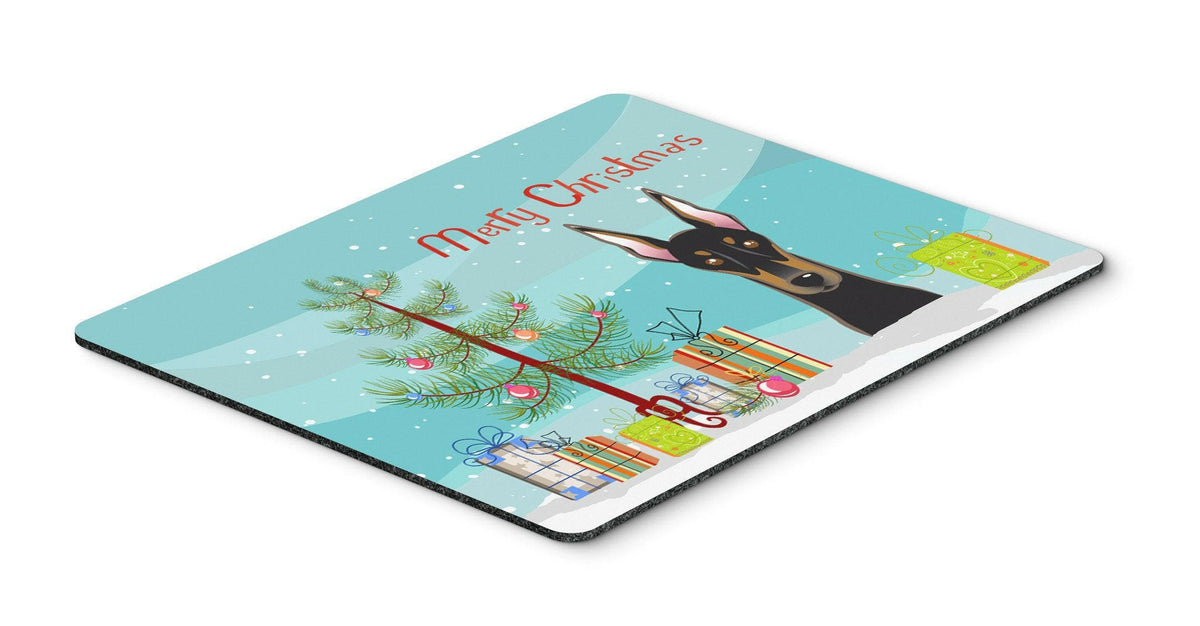 Christmas Tree and Doberman Mouse Pad, Hot Pad or Trivet BB1617MP by Caroline&#39;s Treasures