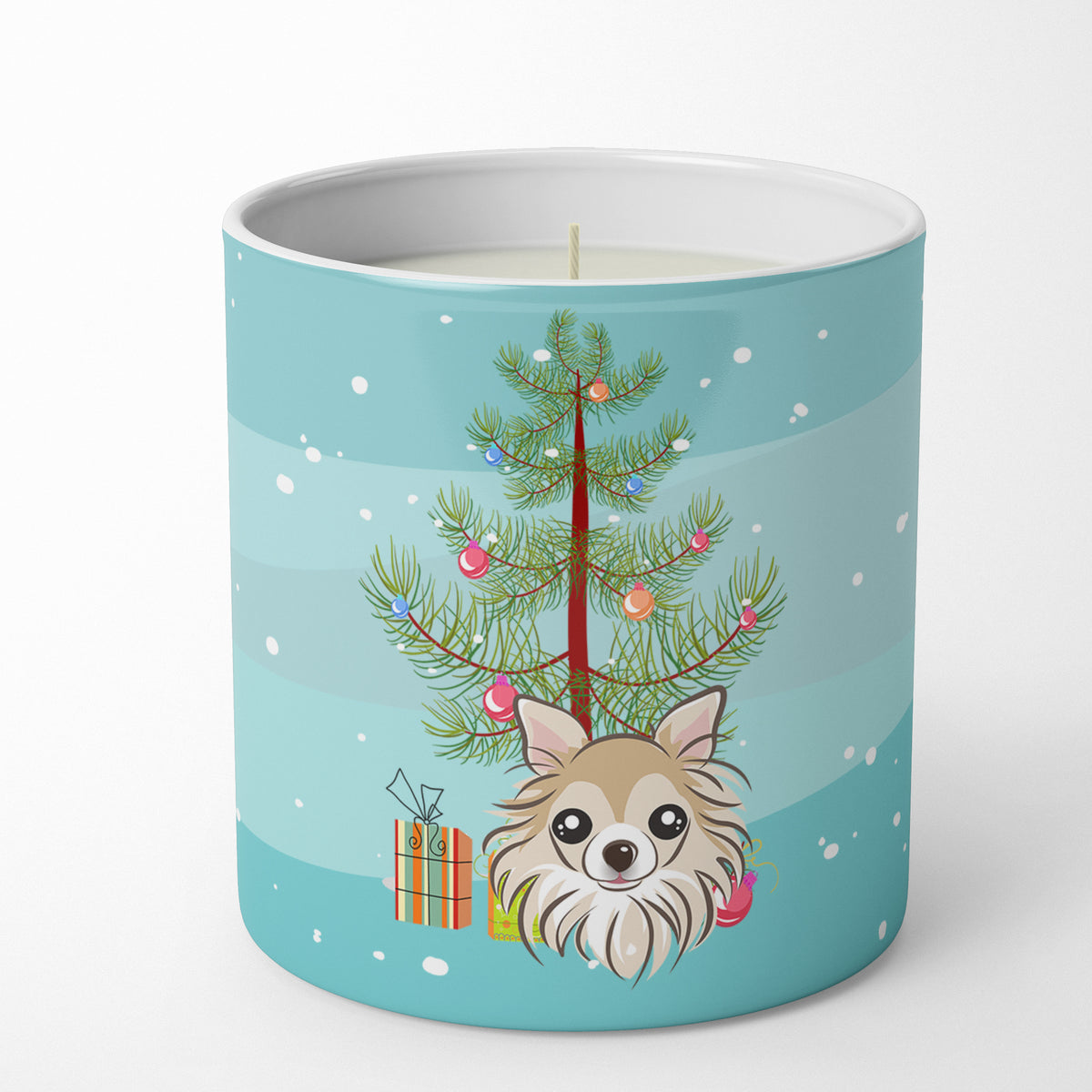 Buy this Christmas Tree and Chihuahua 10 oz Decorative Soy Candle