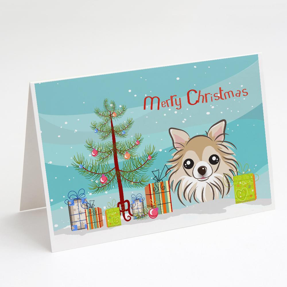 Buy this Christmas Tree and Chihuahua Greeting Cards and Envelopes Pack of 8