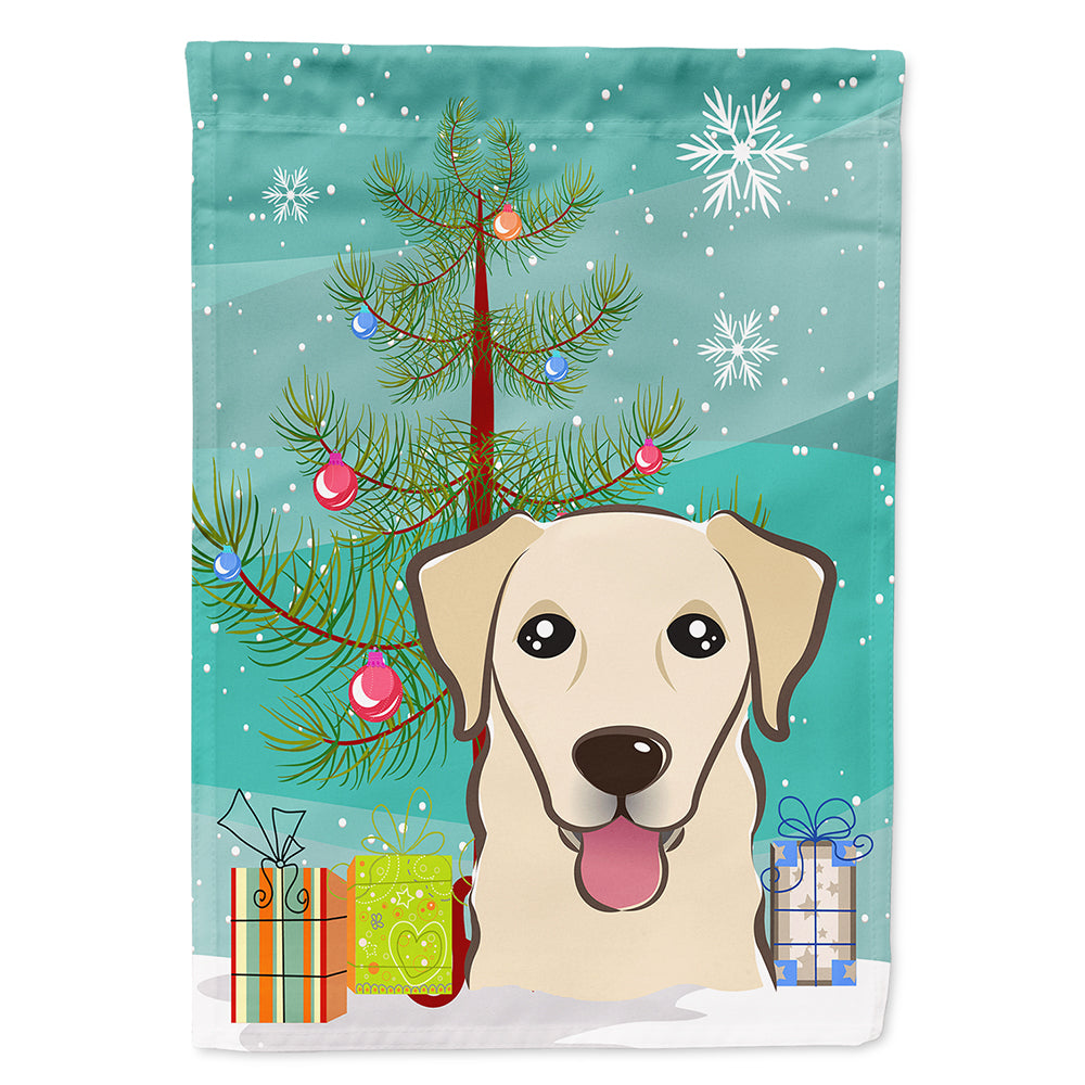 Christmas Tree and Golden Retriever Flag Canvas House Size BB1624CHF