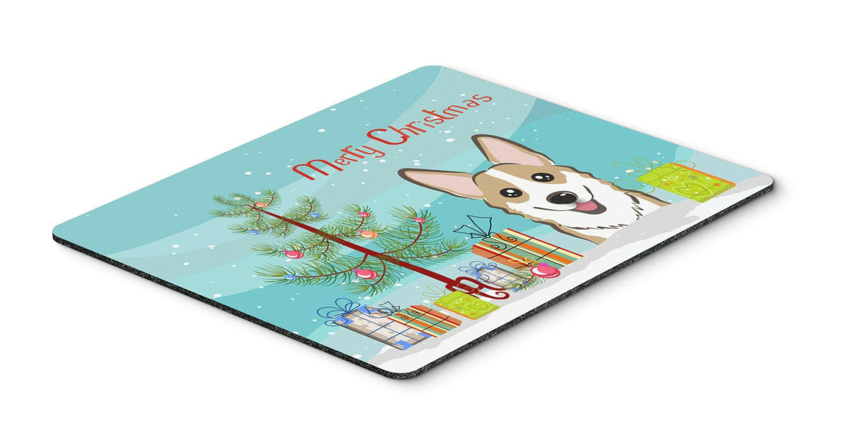 Christmas Tree and Sable Corgi Mouse Pad, Hot Pad or Trivet BB1625MP by Caroline&#39;s Treasures