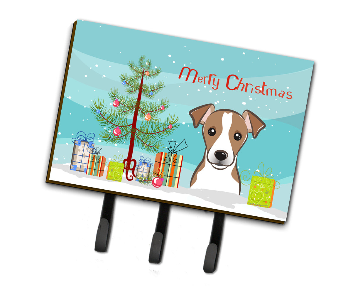 Christmas Tree and Jack Russell Terrier Leash or Key Holder BB1632TH68  the-store.com.