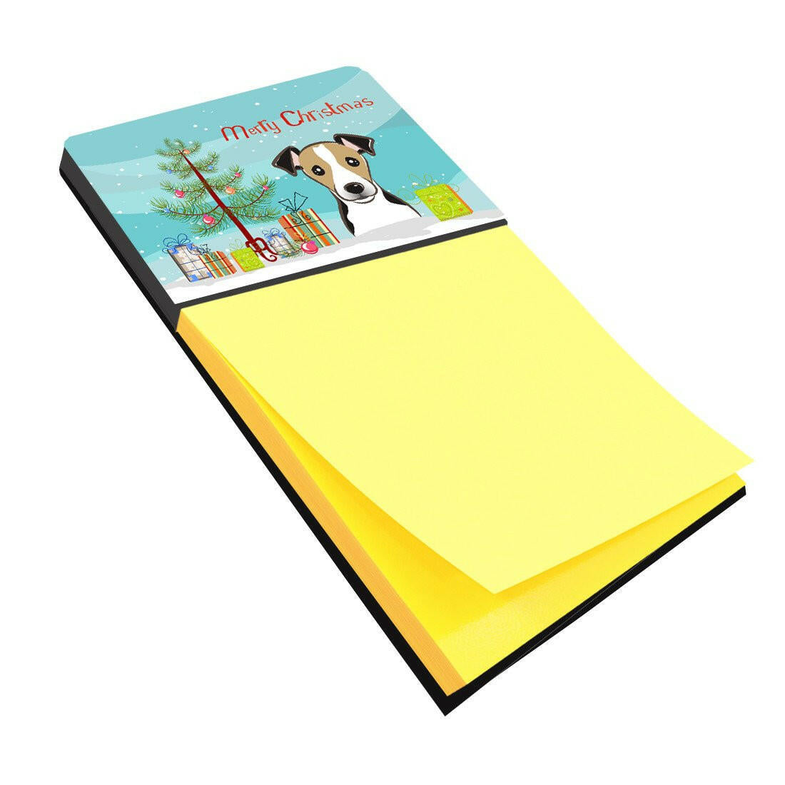Christmas Tree and Jack Russell Terrier Sticky Note Holder BB1633SN by Caroline&#39;s Treasures