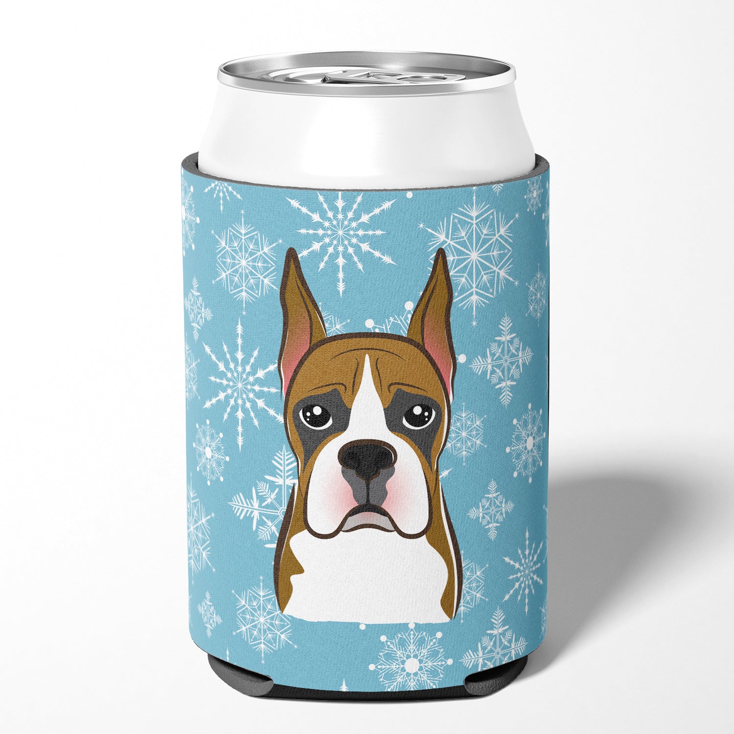 Snowflake Boxer Can or Bottle Hugger BB1657CC