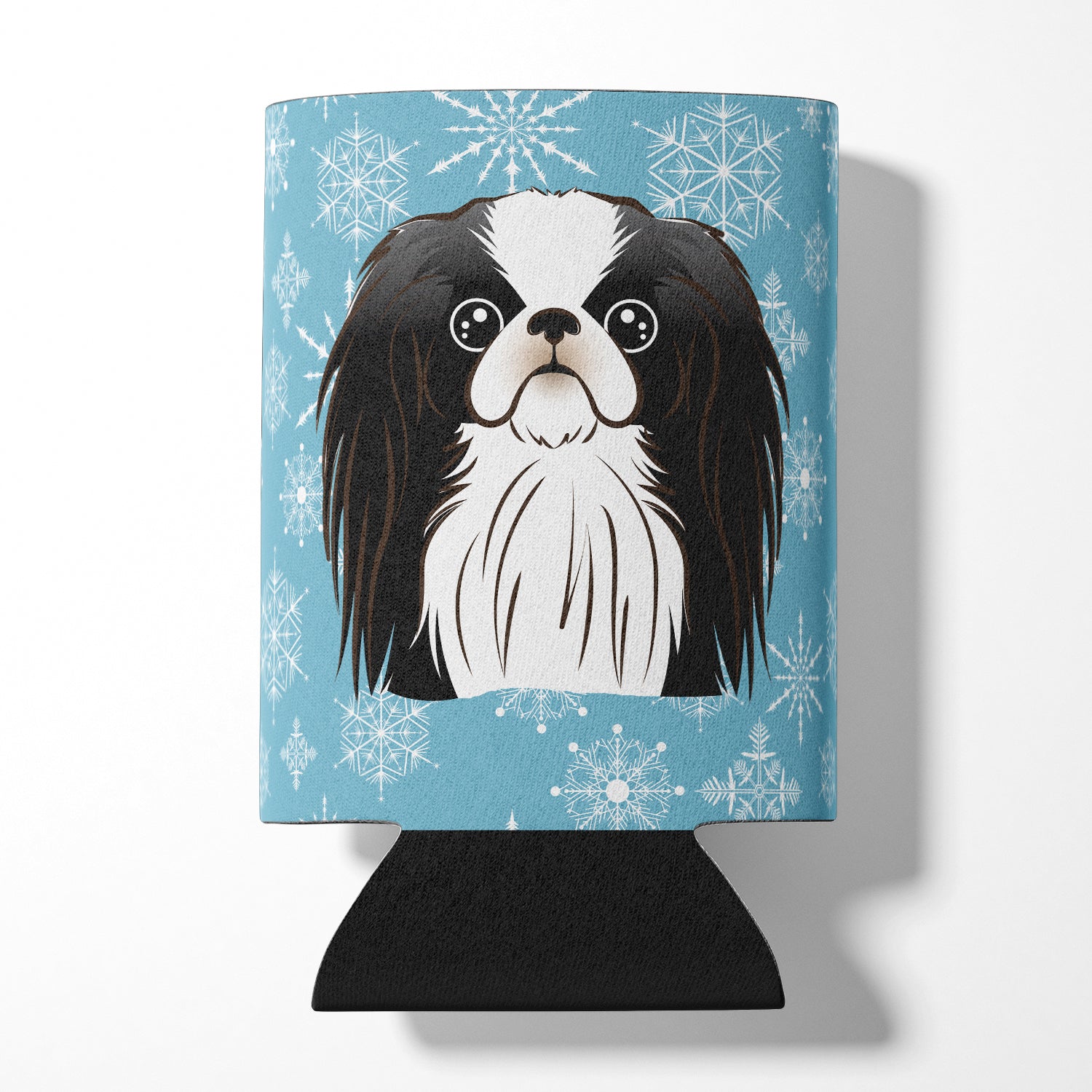 Snowflake Japanese Chin Can or Bottle Hugger BB1664CC