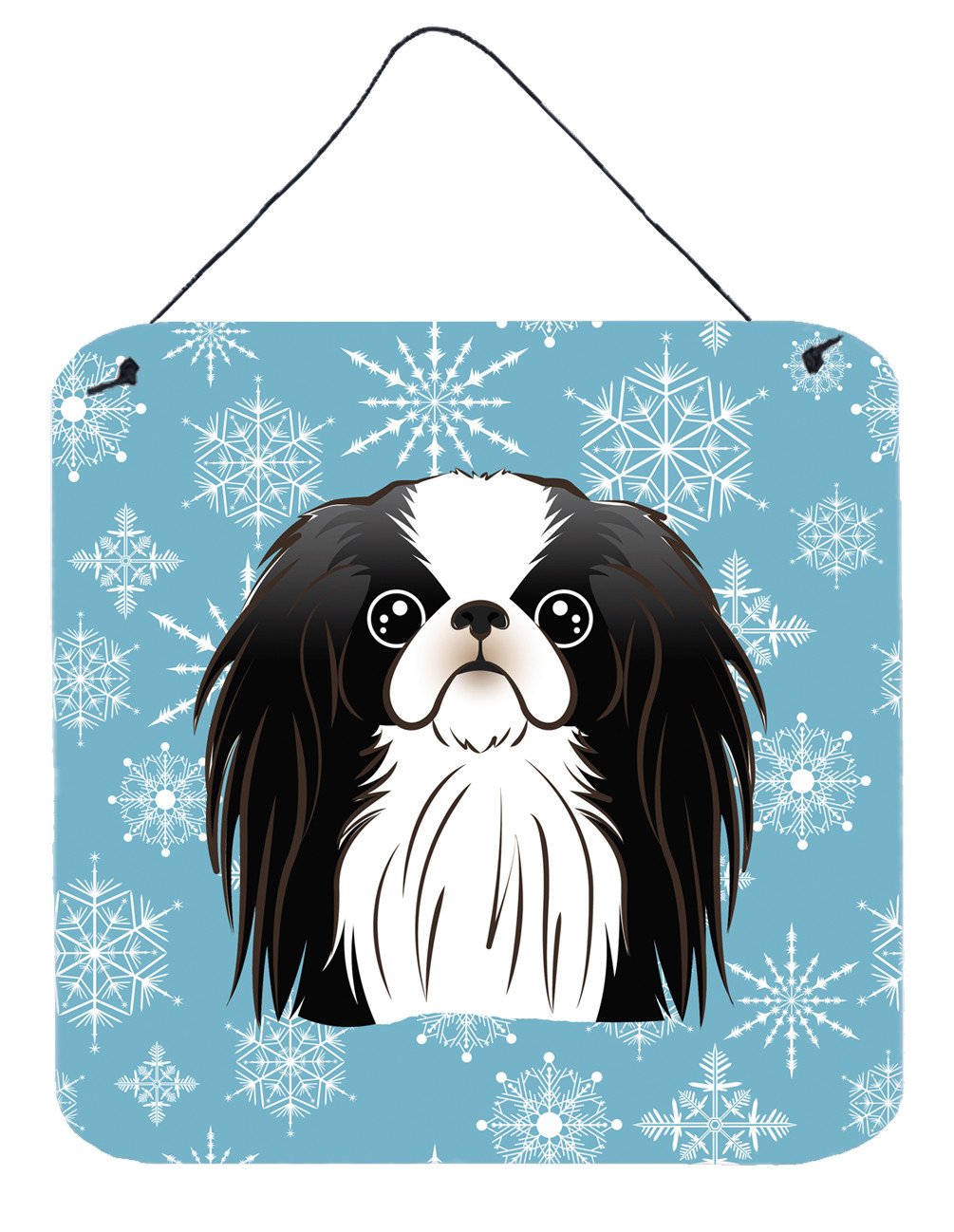 Snowflake Japanese Chin Wall or Door Hanging Prints BB1664DS66 by Caroline&#39;s Treasures