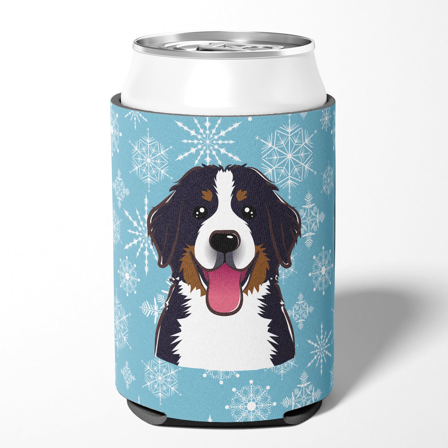 Snowflake Bernese Mountain Dog Can or Bottle Hugger BB1671CC