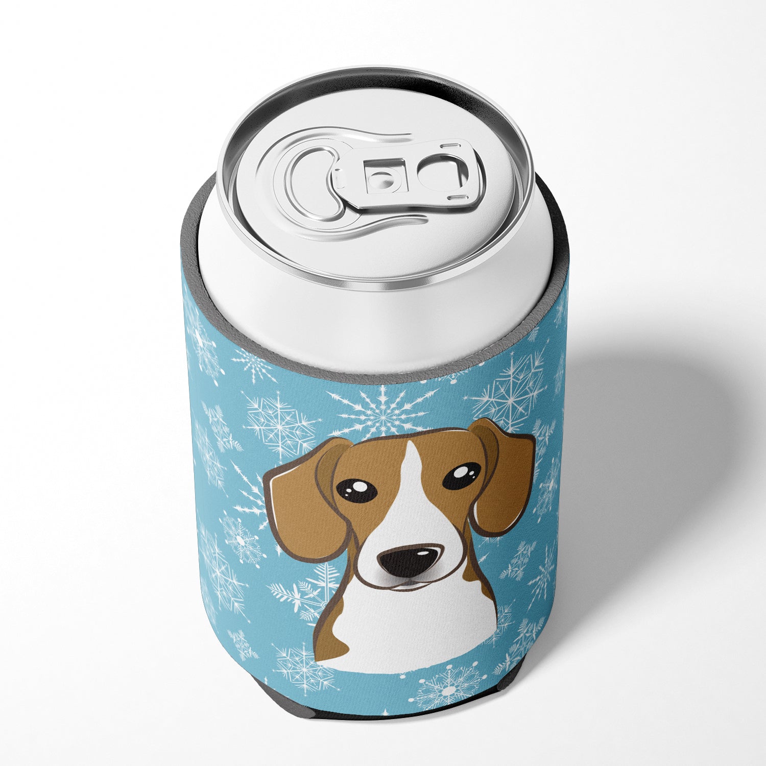 Snowflake Beagle Can or Bottle Hugger BB1673CC