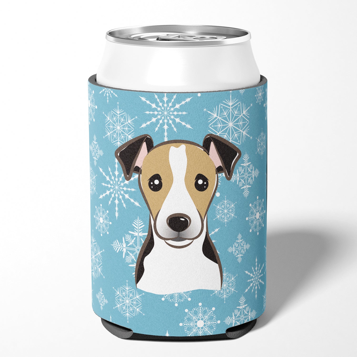 Snowflake Jack Russell Terrier Can or Bottle Hugger BB1695CC