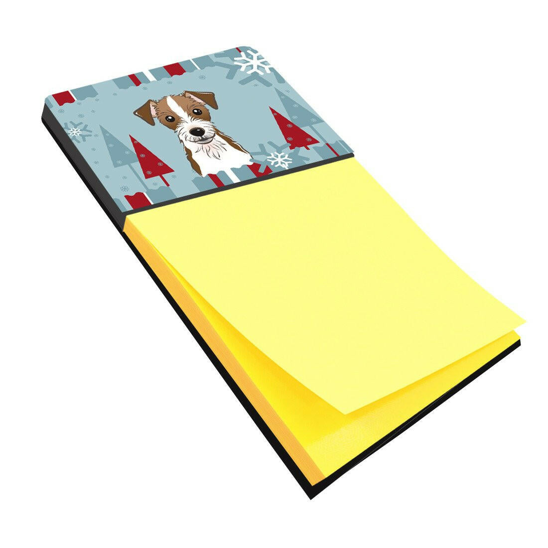 Winter Holiday Jack Russell Terrier Sticky Note Holder BB1698SN by Caroline's Treasures