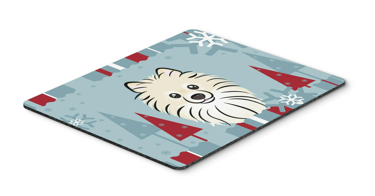 Winter Holiday Pomeranian Mouse Pad, Hot Pad or Trivet BB1703MP by Caroline&#39;s Treasures