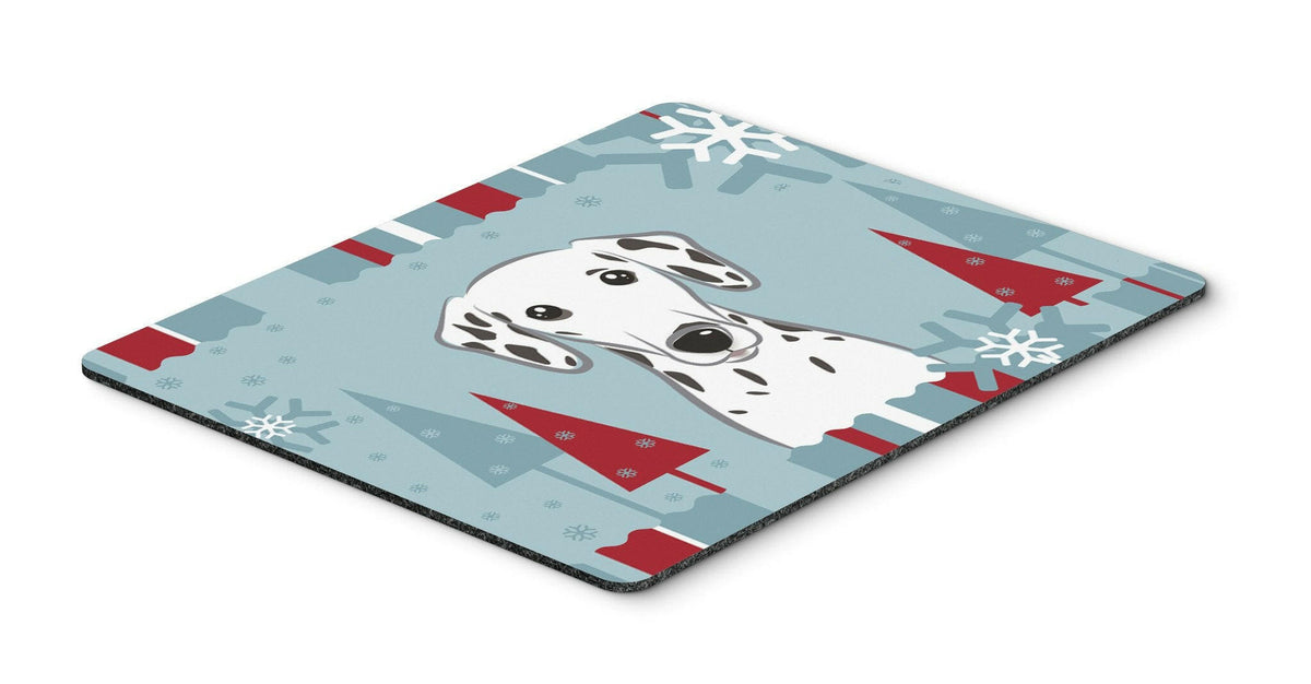 Winter Holiday Dalmatian Mouse Pad, Hot Pad or Trivet BB1706MP by Caroline&#39;s Treasures