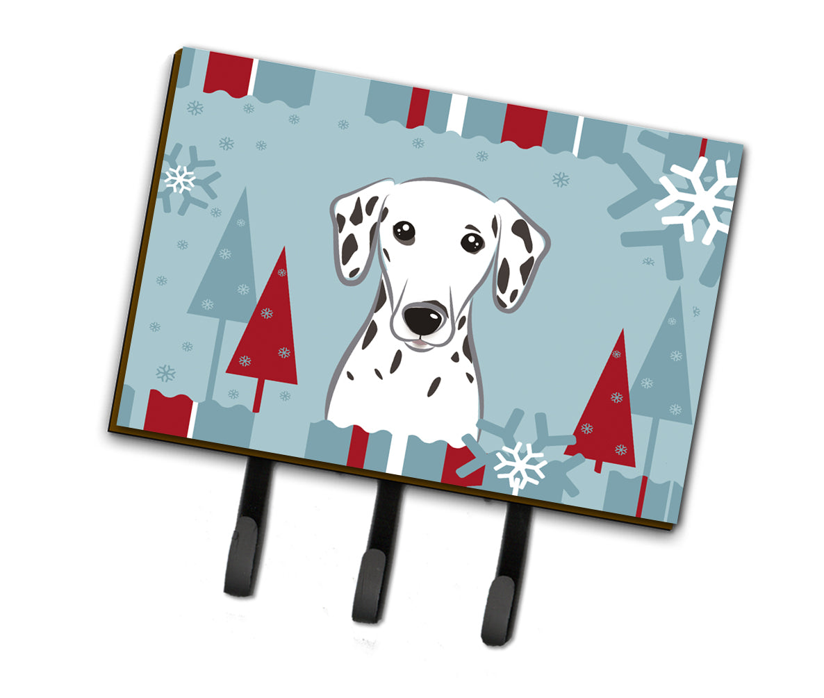 Winter Holiday Dalmatian Leash or Key Holder BB1706TH68  the-store.com.