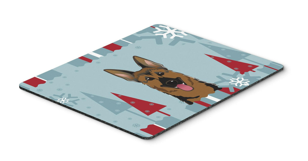 Winter Holiday German Shepherd Mouse Pad, Hot Pad or Trivet BB1707MP by Caroline&#39;s Treasures