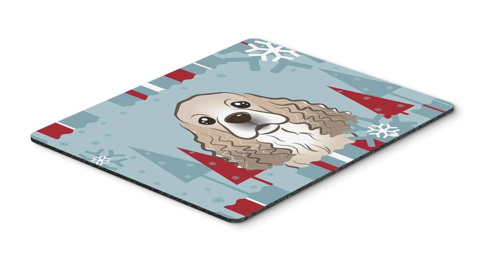 Winter Holiday Cocker Spaniel Mouse Pad, Hot Pad or Trivet BB1712MP by Caroline's Treasures