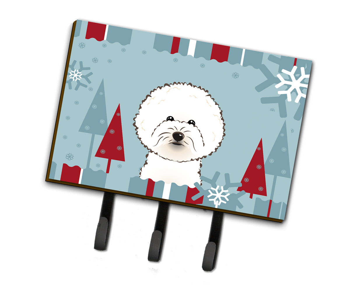 Winter Holiday Bichon Frise Leash or Key Holder BB1713TH68  the-store.com.
