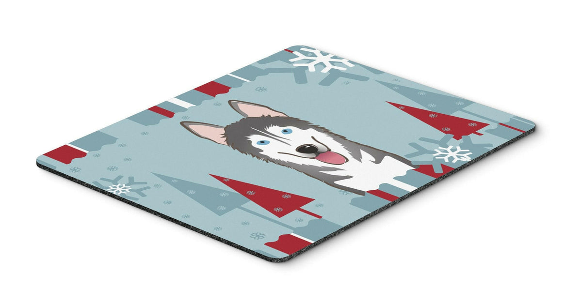 Winter Holiday Alaskan Malamute Mouse Pad, Hot Pad or Trivet BB1714MP by Caroline&#39;s Treasures