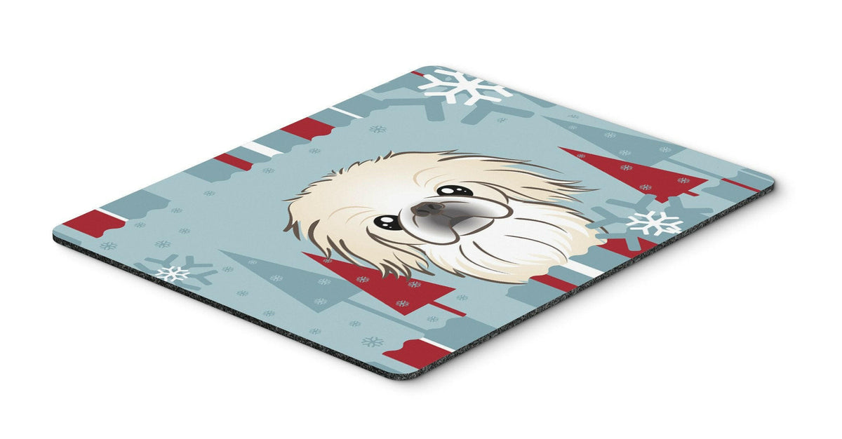 Winter Holiday Pekingese Mouse Pad, Hot Pad or Trivet BB1717MP by Caroline&#39;s Treasures