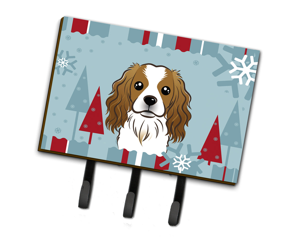 Winter Holiday Cavalier Spaniel Leash or Key Holder BB1720TH68  the-store.com.