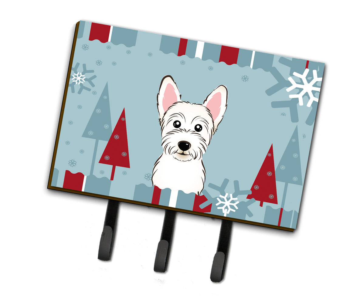 Winter Holiday Westie Leash or Key Holder BB1722TH68  the-store.com.
