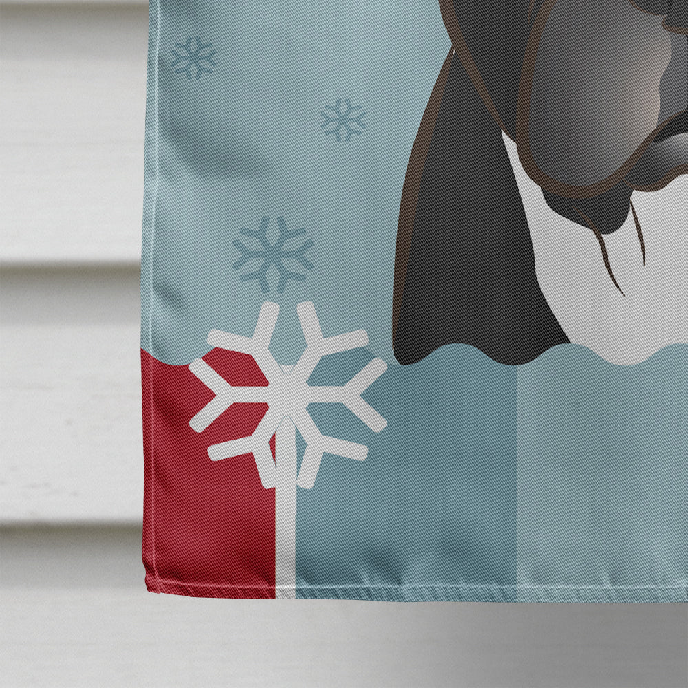 Winter Holiday French Bulldog Flag Canvas House Size BB1723CHF  the-store.com.