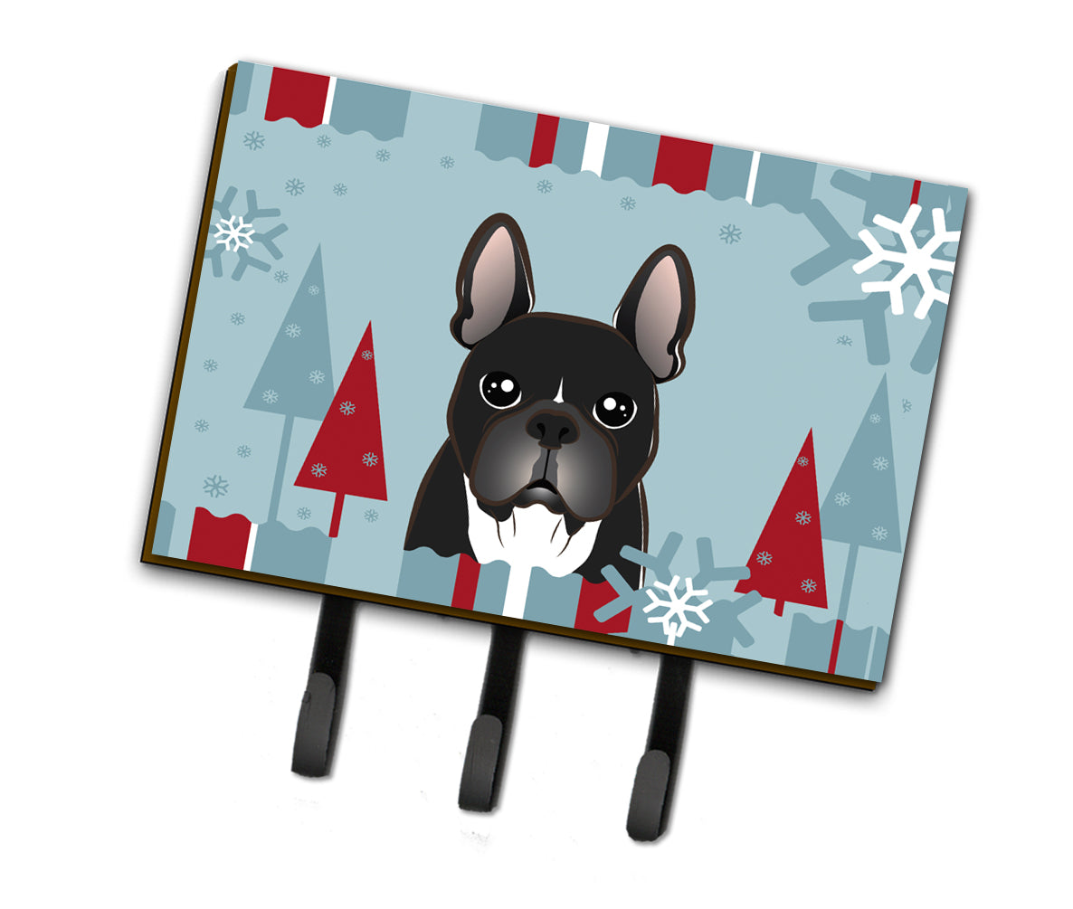 Winter Holiday French Bulldog Leash or Key Holder BB1723TH68