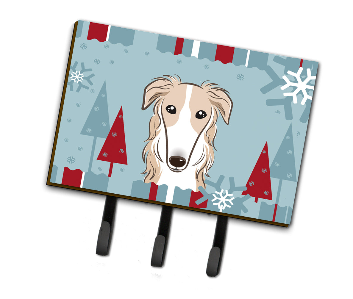 Winter Holiday Borzoi Leash or Key Holder BB1724TH68  the-store.com.