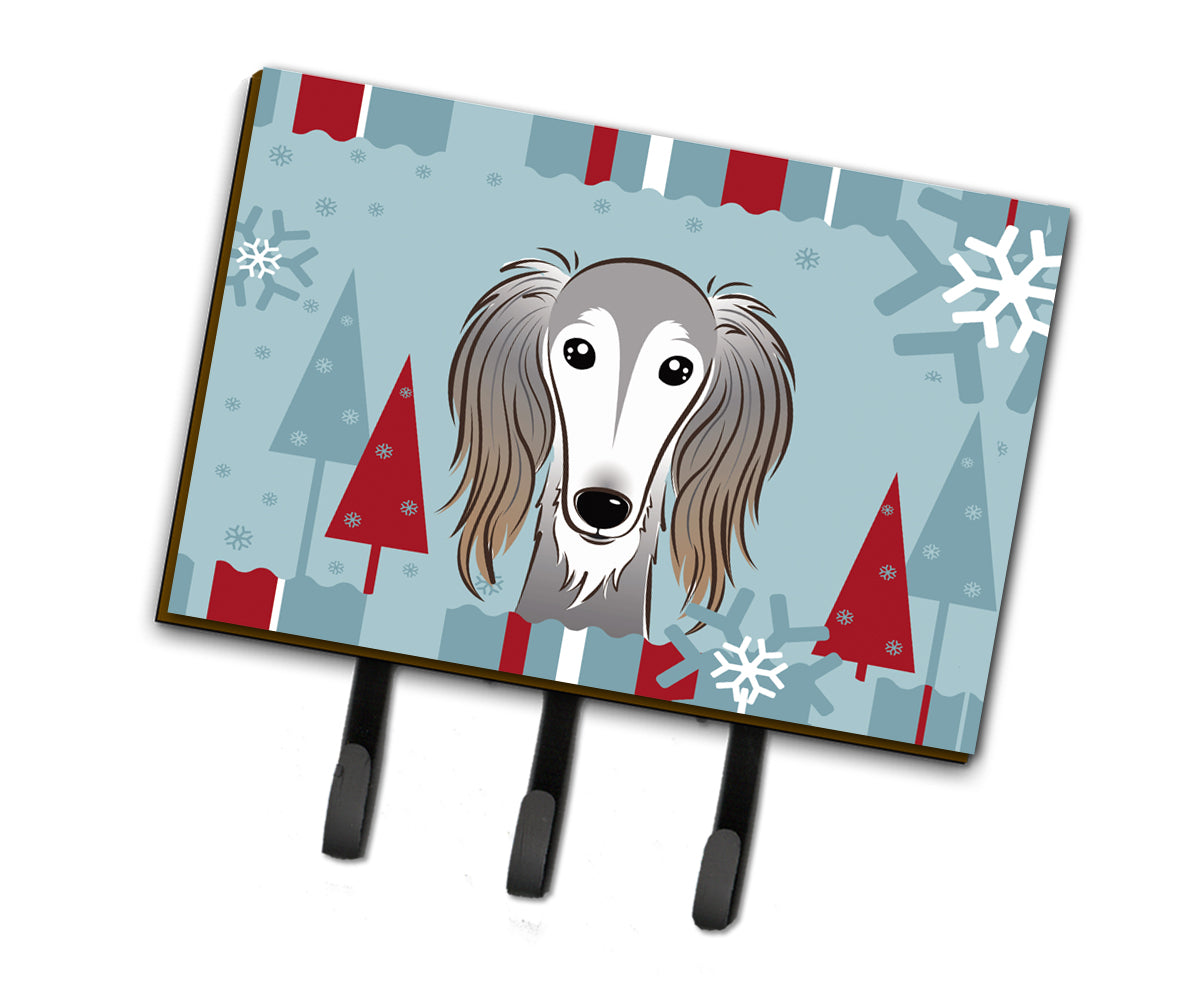 Winter Holiday Saluki Leash or Key Holder BB1725TH68  the-store.com.