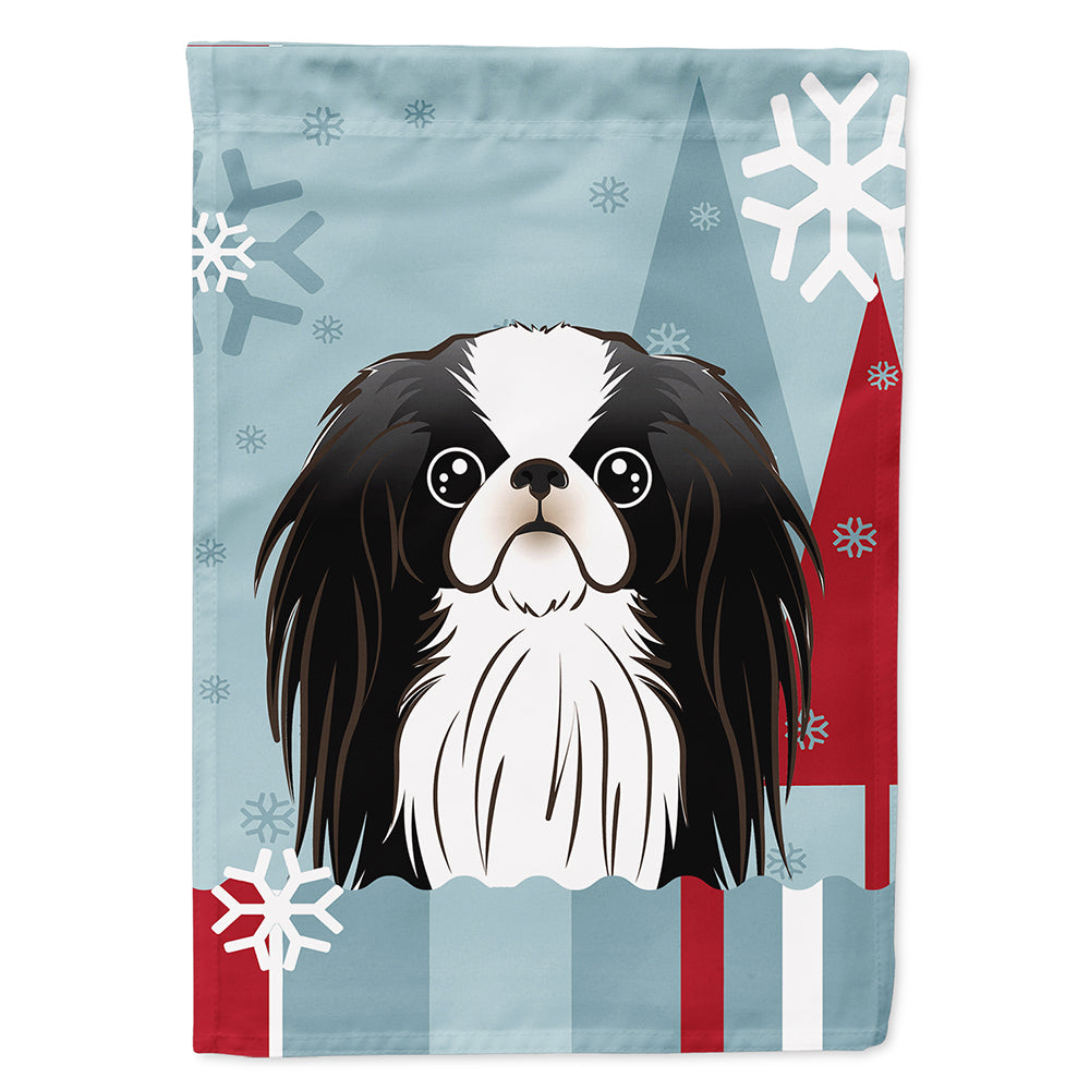 Winter Holiday Japanese Chin Flag Canvas House Size BB1726CHF  the-store.com.