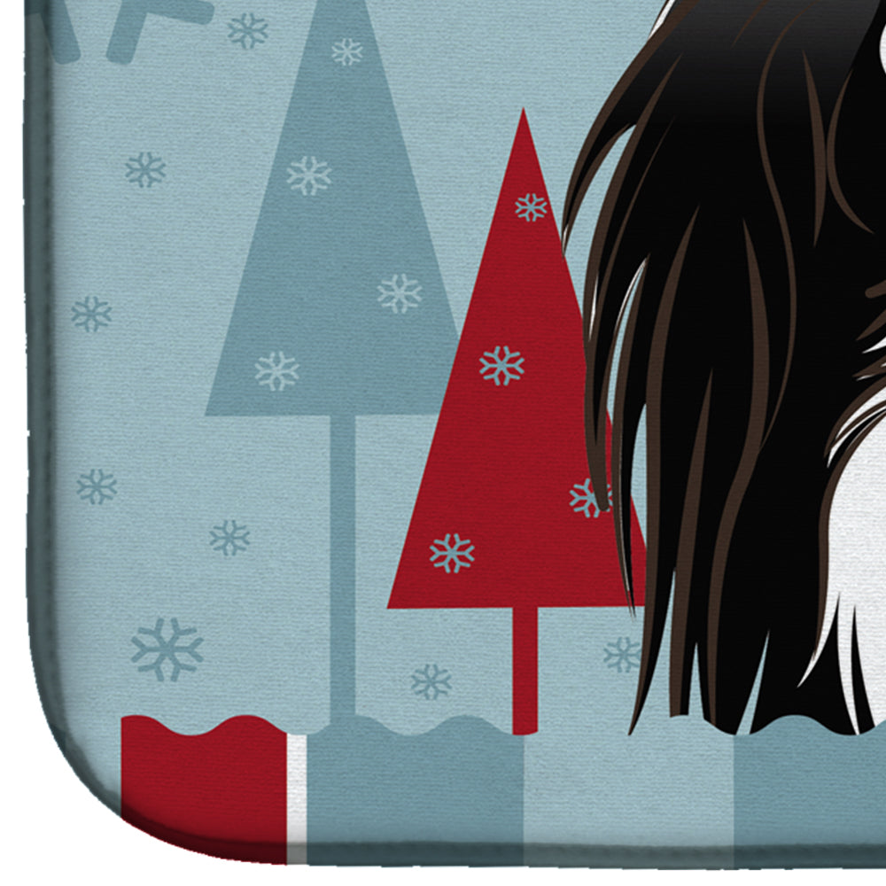 Winter Holiday Japanese Chin Dish Drying Mat BB1726DDM  the-store.com.