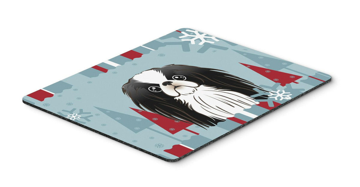 Winter Holiday Japanese Chin Mouse Pad, Hot Pad or Trivet BB1726MP by Caroline&#39;s Treasures