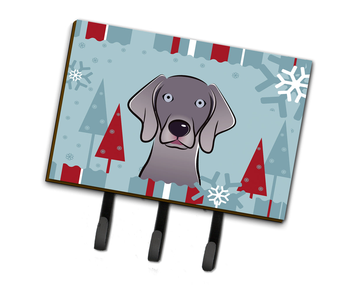 Winter Holiday Weimaraner Leash or Key Holder BB1727TH68  the-store.com.