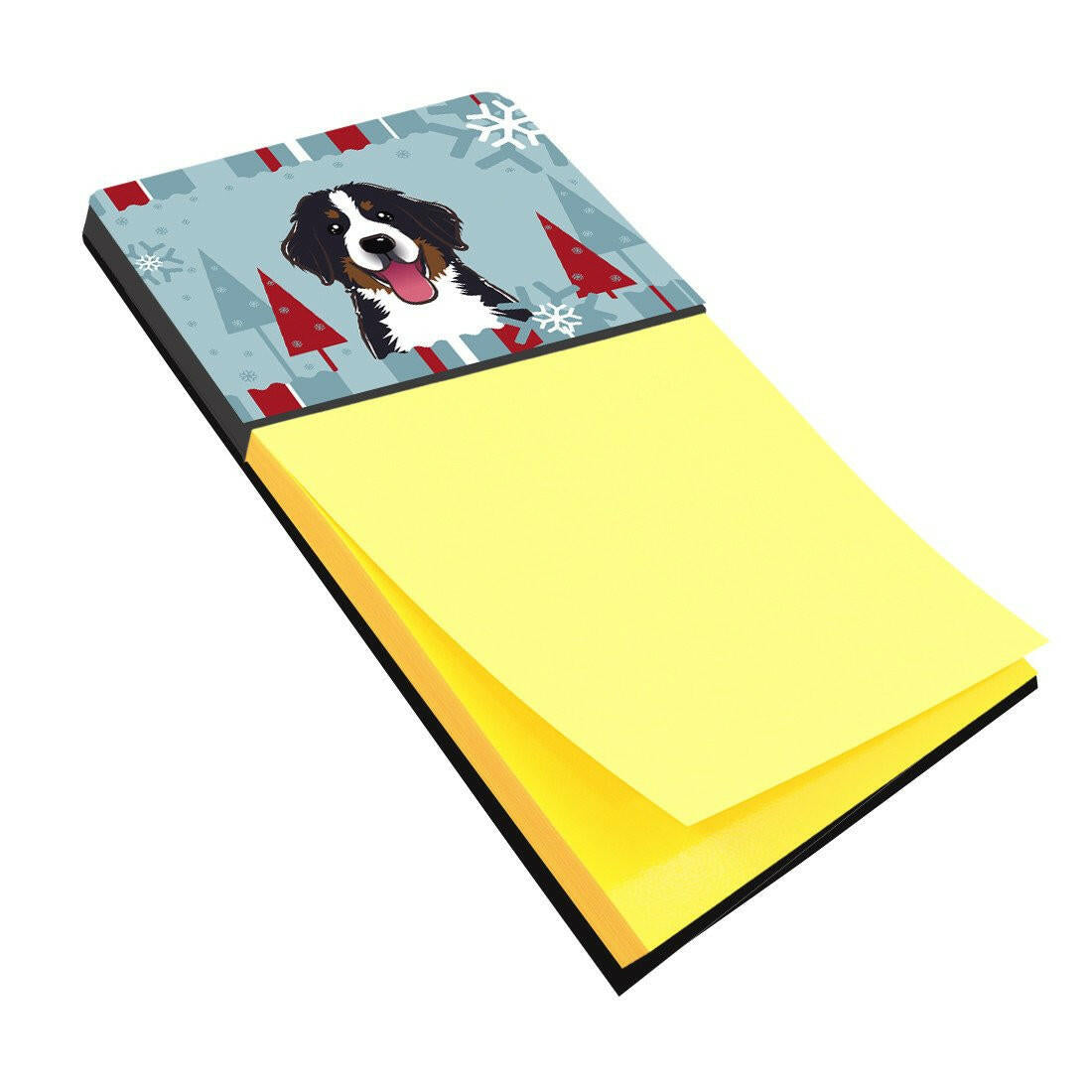 Winter Holiday Bernese Mountain Dog Sticky Note Holder BB1733SN by Caroline&#39;s Treasures