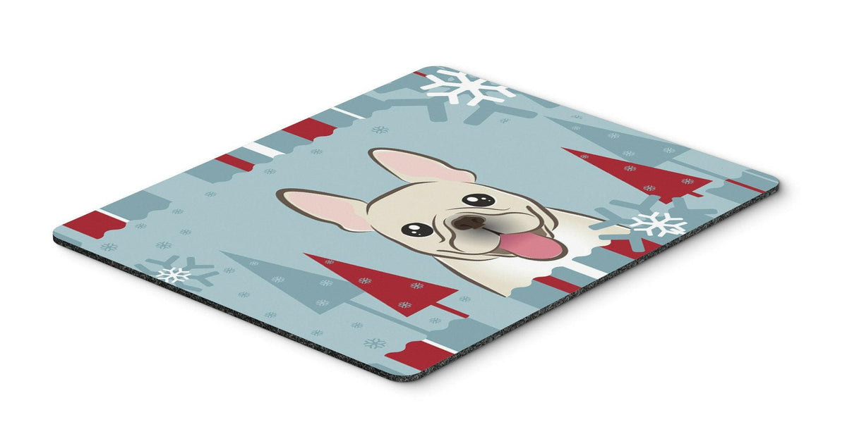 Winter Holiday French Bulldog Mouse Pad, Hot Pad or Trivet BB1734MP by Caroline&#39;s Treasures
