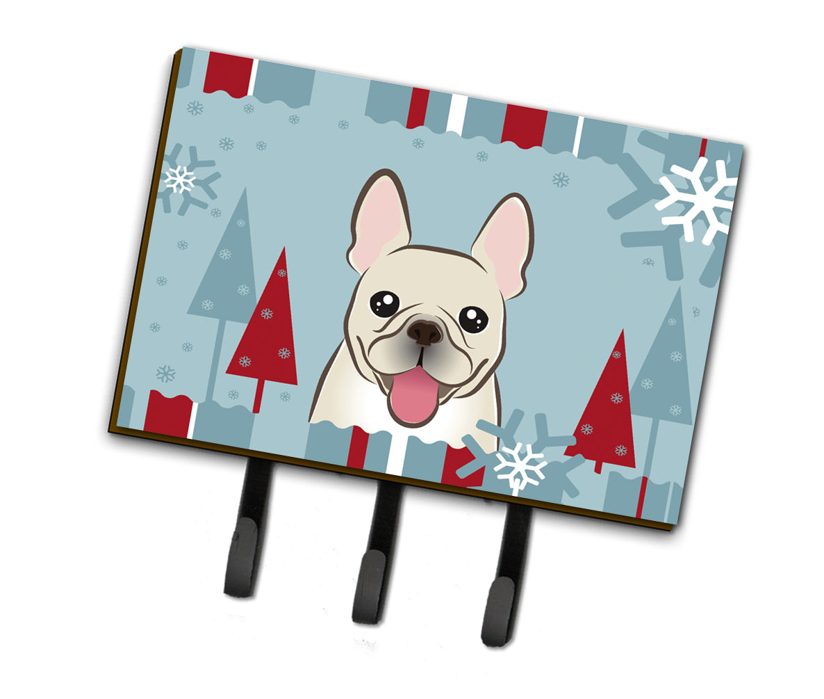 Winter Holiday French Bulldog Leash or Key Holder BB1734TH68  the-store.com.